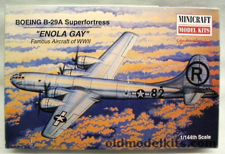 Minicraft 1/144 B-29 Superfortress Enola Gay, 14488 plastic model kit